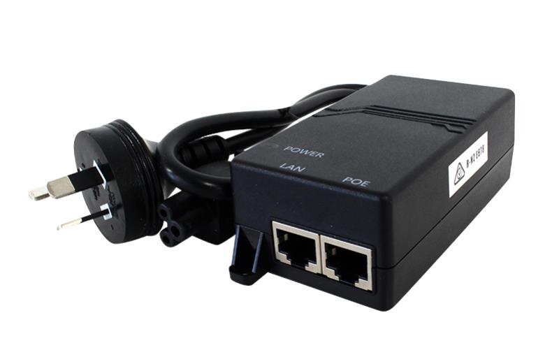 48v Gigabit POE Injector for IP Phones and Access Points.